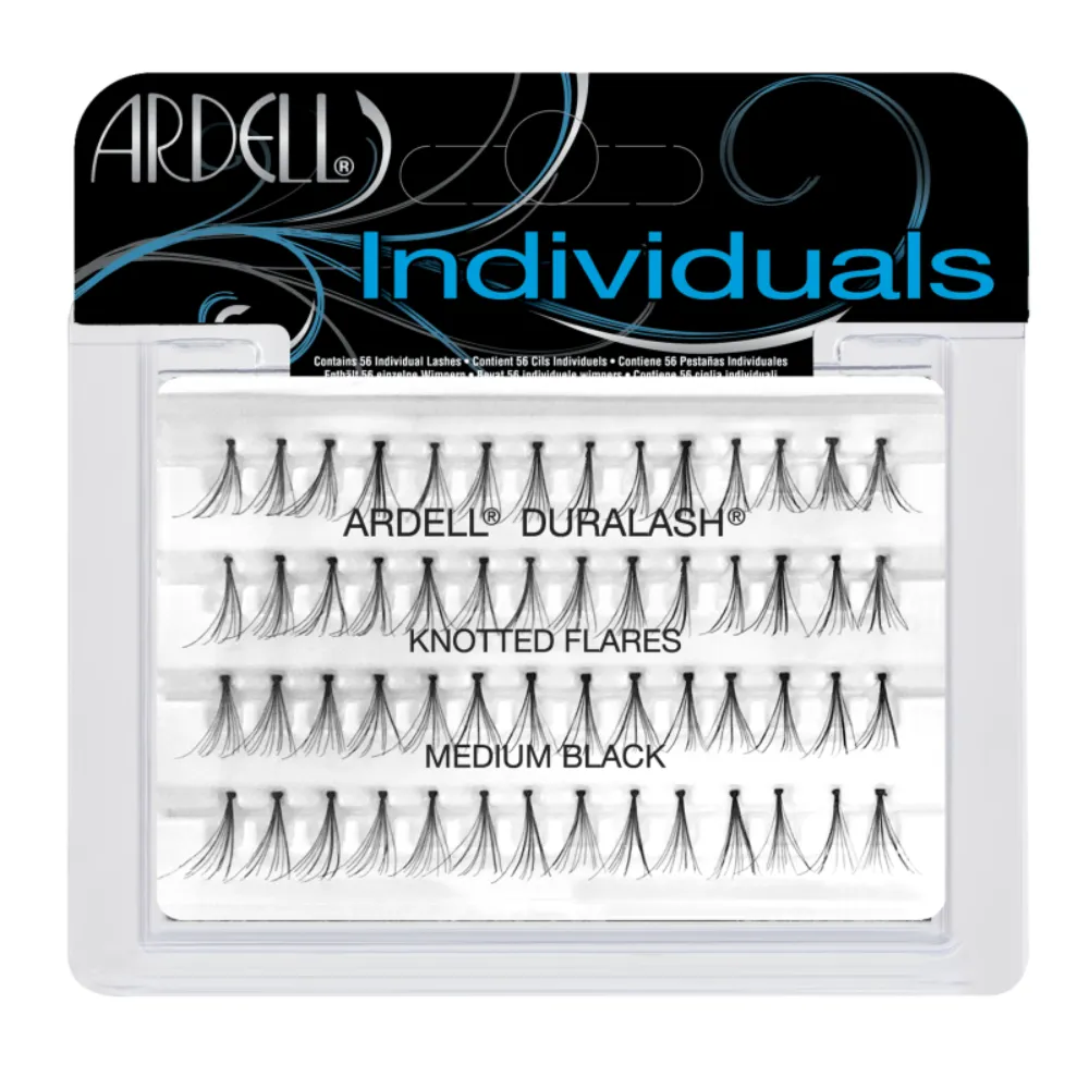 Ardell Extensiones De Pestañas En Mechones Con Nudos Negro Mediano